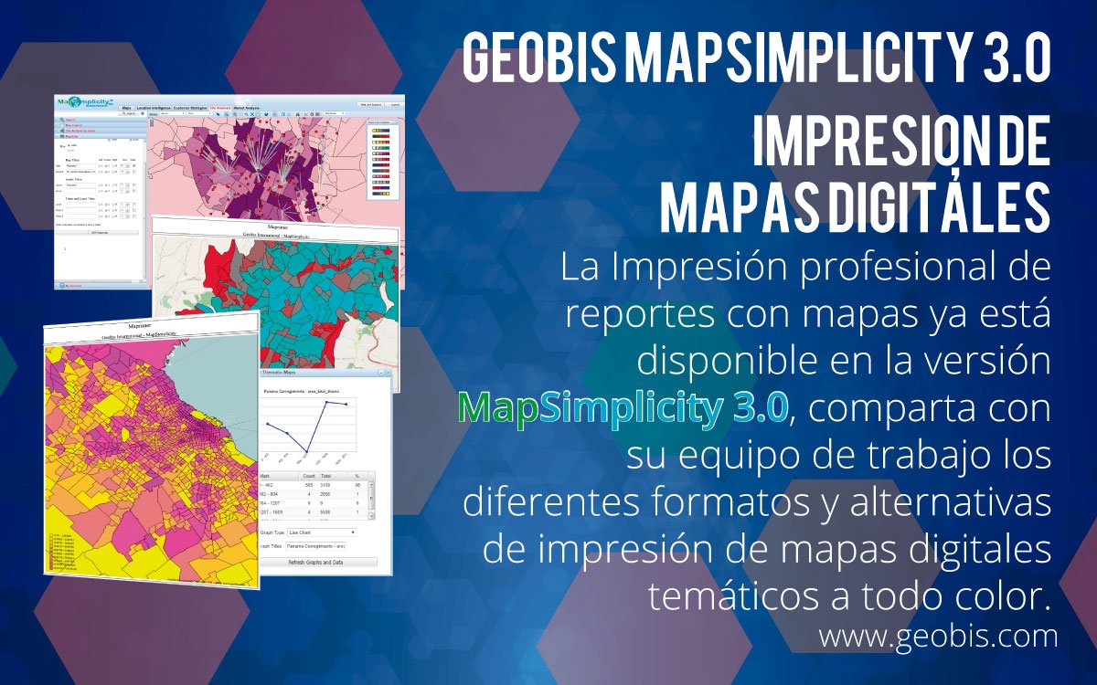 Geobis MapSimplicity 3.0 Impresion de Mapas Digitales